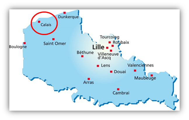 localisation de la ville de CALIS