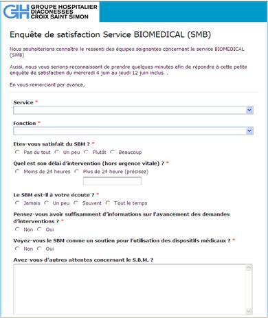 enqute de satisfaction