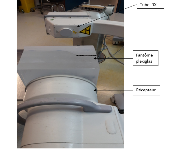 Figure 15 :
                                        fantôme de plexiglas