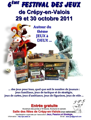 29-30 octobre : 6ème festival des jeux à Crépy-en-Valois Affiche3