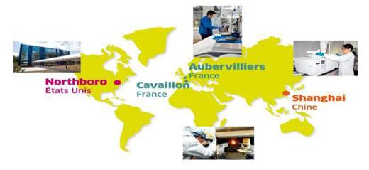 Figure 4 R��partition des centres
            de recherche transversaux par zone g��ographique