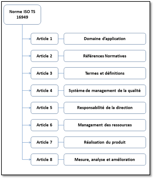 Articles de la norme