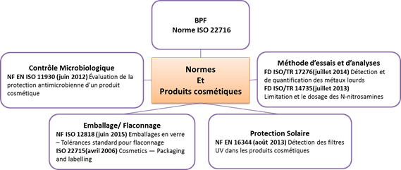 Les normes appliquées aux produits
            cosmétiques