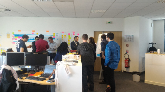 Figure 15 : Daily Scrum de l'équipe