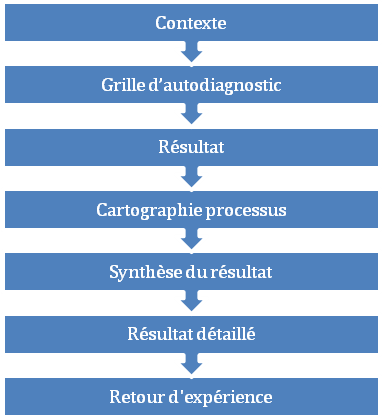 Figure 16: Structuration de l'outil d'autodiagnostic